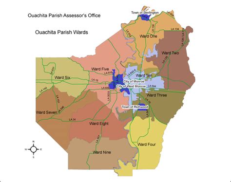 Ouachita county louisiana tax assessor - Ouachita Parish, Louisiana. The median property tax (also known as real estate tax) in Ouachita Parish is $454.00 per year, based on a median home value of $112,400.00 and a median effective property tax rate of 0.40% of property value. Ouachita Parish collects fairly low property taxes, and is among the lower 25% of all counties in the United ...